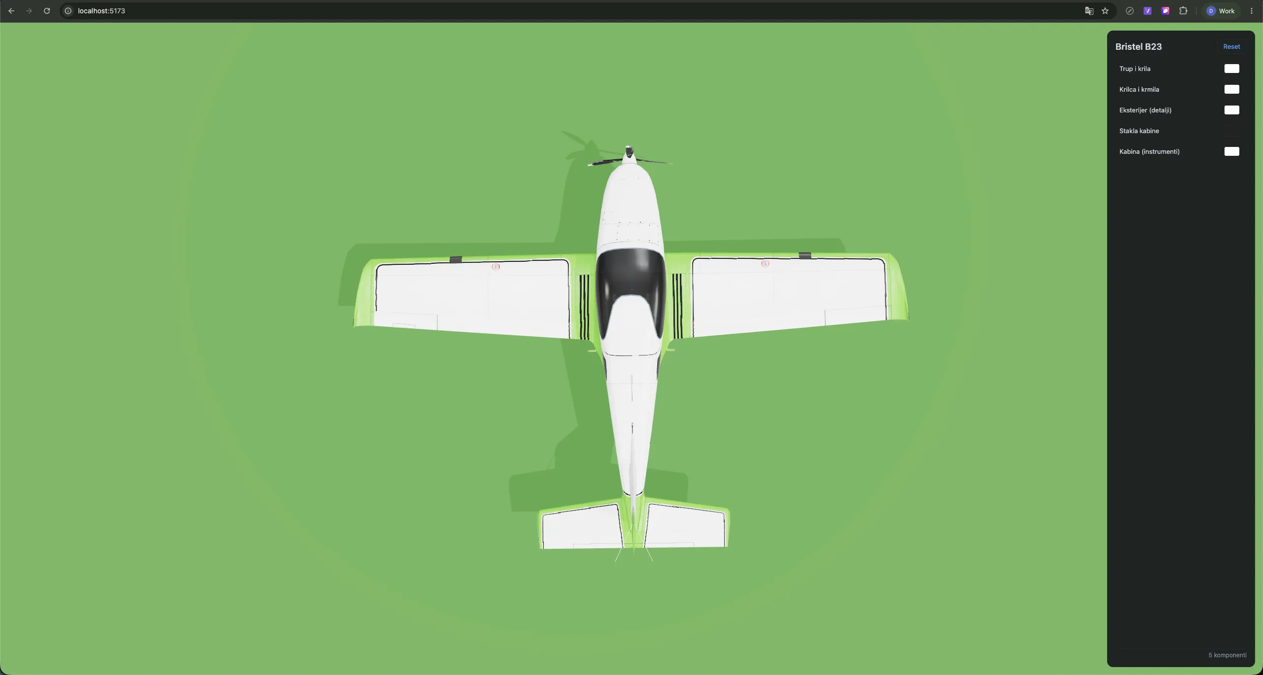 Top view, before: no pattern at all here, just a blank surface.