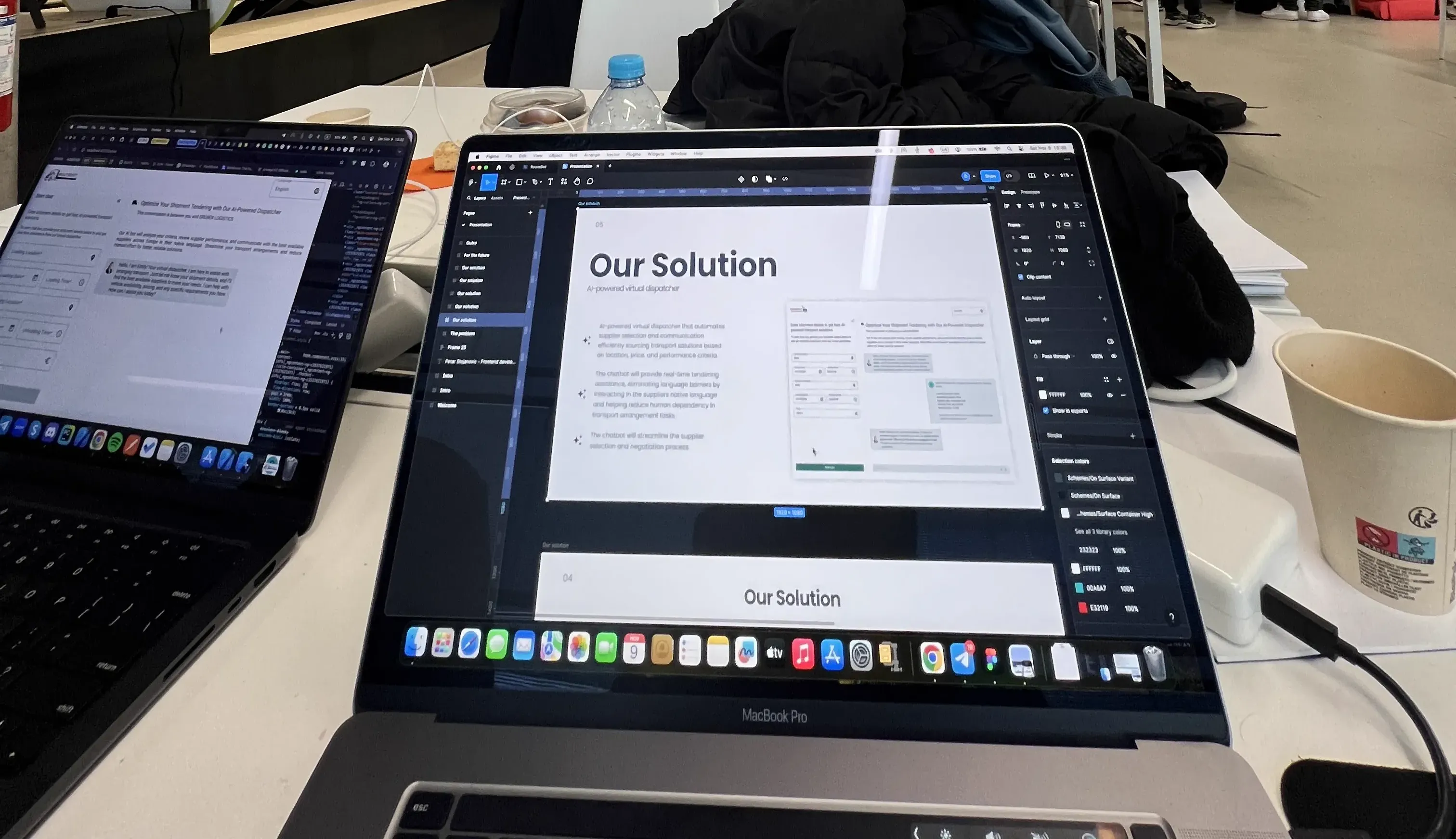 RouteBOT AI team at the GRUBER Logistics Challenge, NOI Hackathon 2024